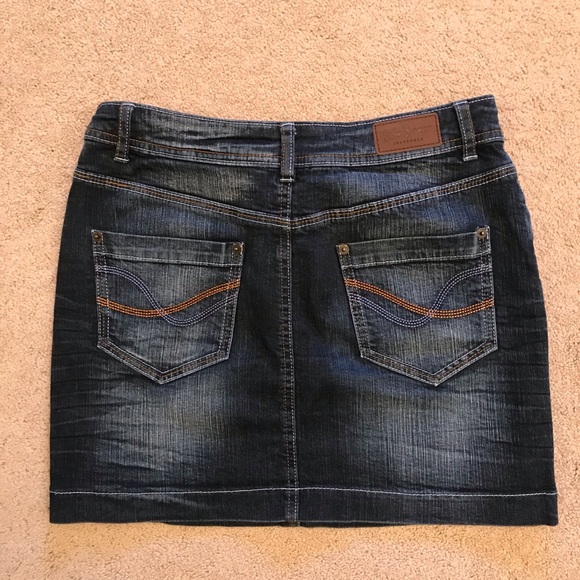 John Baner Denim Mini Skirt - Picture 4 of 13